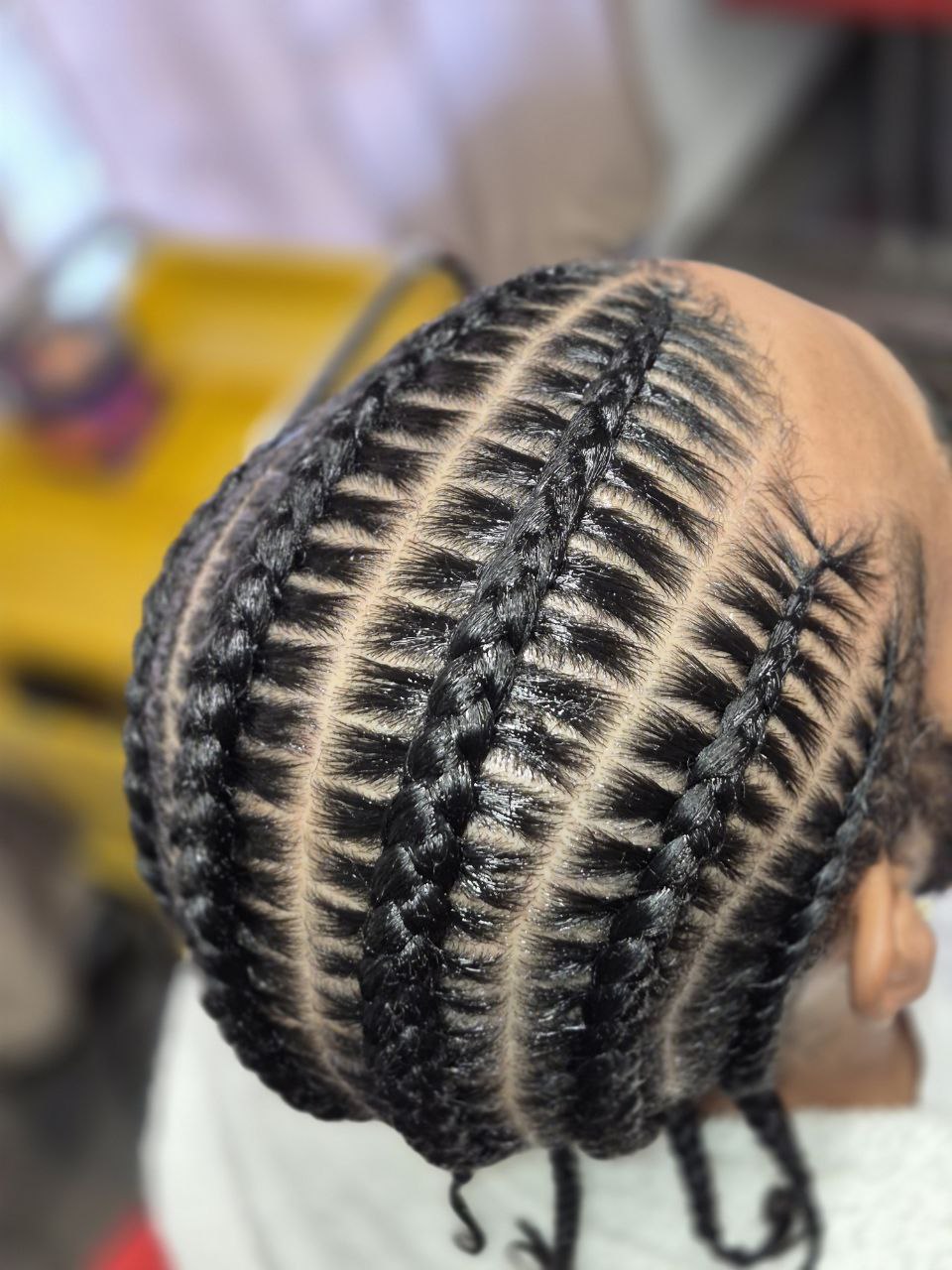 Stitch Braids protective hairstyle - Milly's FAB Hair Salon Tucson